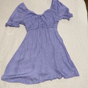 XS purple satin dress